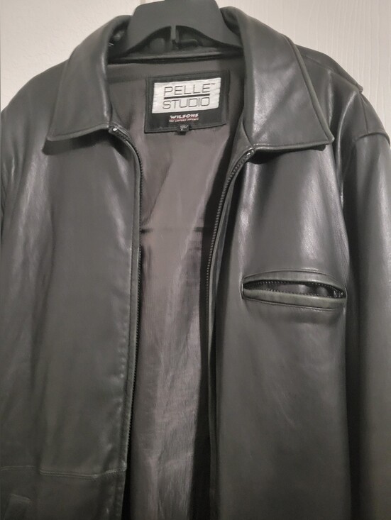 Pelle Studio Other - Pelle Studio Wilson's Men's Black Leather Jacket (L)